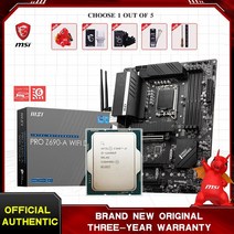 i5 12600KF CPU PRO Z690 WIFI DDR4 마더 보드 게임 프로세서 및 마커 세트