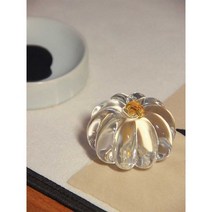 문진 서진 책 서예 유리 호박 크리스탈 200g, 불투명한 호박