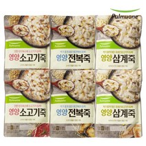 풀무원 영양 오곡 삼계죽 1-2인분 450gX6봉, 없음, 6개