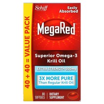 쉬프 메가레드 오메가3 크릴 오일 500mg 80정