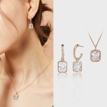 마리끌레르 스톤스퀘어 2종 세트 14K Gold Plated