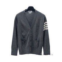 [톰브라운] [THOM BROWNE] 남성 4-바 클래식 메리노 울 가디건 MKC002AY1014-038