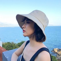 여성 벙거지모자 바캉스 버킷햇 캠핑 여자 나들이 모자