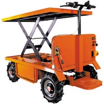 전동 리프트카 4륜 핸드 카트 농업용 트롤리, 120x60 하중 300KG