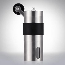 미니 스테인레스 스틸 커피 그라인더 공작 기계 수동 Grinderm 손 숫돌 콩 Millstone 롤러 제조 업체 압력 실버, 없음, Hand grinder L