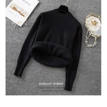 기모에 도톰한 수유 스웨터 코디 나들이 패션 일체 기모 수유 니트 이너