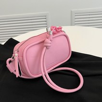 파스텔톤 숄더백 핸드백 유럽여행가방 코디 반팔 원피스