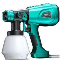 페인트 도장기 무선 전기 에어리스 건 고압 분무기, (무단계속도조절) +구리 노즐 5개(알루미늄)