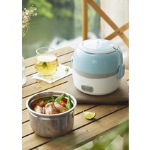 캠핑용 전자레인지 차량용 미니 온장고 트럭 푸드워머, 블루/1.35L 1단 가방포함