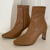 코지23 여자 NEW 기품있는 니삭스 8.5cm 하이힐 앵클부츠