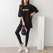 도도해닷컴 여성 트레이닝 세트 레깅스 반팔티셔츠