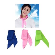 등산 캠핑 낚시 라이딩 아이스 얼름 쿨스카프 머플러, 핑크