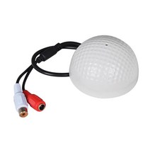 CCTV 마이크 오디오 mini 보안 감시 모니터 사운드 픽업 ahd dvr ip 카메라 내장 프리앰프 유선 음성, 한개옵션0