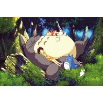 하비하버 이웃집토토로 지브리 직소퍼즐 모음 애니퍼즐 취미생활, 이웃집 토토로 우드 직소퍼즐 500피스 옵션 3, 1000/500/300개