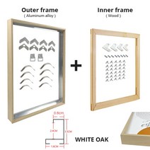 납골당액자 추모 영정사진 미니 수목장 장식 비석 DIY 금속 부동 캔버스 그림 프레임 키트 골드 블랙 실버 인쇄 오일 페인트 갤러리 벽 예술 50x70 60x90 40x60 60x