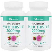 마이라이프 밀크씨슬 2000mg 120배지캡슐 2개, 120정