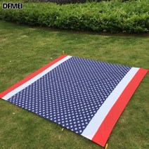 DFMEI 야외 피크닉 매트 캠핑 방습 매트 휴대용 담요, 200*145cm, 별 다섯 개