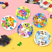 하하당 전통민화 팽이 4인용 민화팽이 우리나라 전통놀이 초등미술 돌봄교실미술수업 초등만들기 나무팽이 민화놀이 민화작품 유아미술 전통민화 유, 어해도
