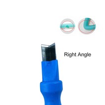 손 도구 나이프 네온 라이트 직각 아크 커터 조각 칼 소프트 실리콘 스트립 액세서리, [03] Right Angle 1