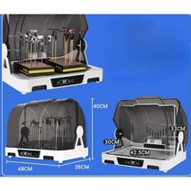 도장 부스 프라모델 도색 피규어 에어 브러쉬 건조, 방진 페인트 상자(중국 본토에서는 220V)
