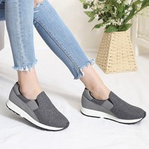 카라코사 국내수제화 3cm 사이드밴딩 모직 슬립온