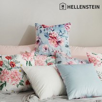 [헬렌스타인] 해븐리가든 쿠션커버, 색상:해븐리가든 민트블루