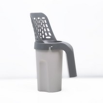 배변 고양이 삽 봉투 똥 화장실 처리 애묘 대형 올인원 쓰레기 보관함 포함 휴대용 미세 구멍 두부 모래 애완 동물 청소 용품, Without poop bag