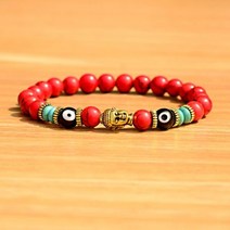 Buddha Head Mens Bracelet/Jewelry Beaded Bracelets And Bangles Charms Natural Stone Tiger Eye Couple, AB224-10