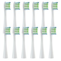 전동 칫솔 브러쉬 10-12ps On X/X PRO Elite/F1/ ir 용 교체 브러시 헤드 2 소닉 전동 칫솔 노즐 Soft DuPo, 01 12pcs White