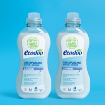 에코두 고농축 섬유유연제 은은라벤더 1L x2개(최대 132회사용), 단품