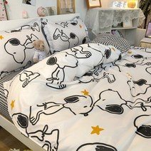 캐릭터 차렵이불세트 면침구셋트 아동침대패드 베게커버 봄가을이불