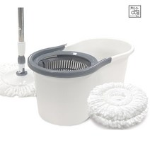 청소앤 메가파워 회전 밀대걸레+백색걸레2장 업소용, 단품