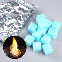 지누스코 고체연료 미니화로 불쏘시개 캠핑 착화제 착화탄 고형연료, 20개, 25g