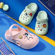 아동용 우주 샌들 아쿠아 슈즈 여름 샌들 슬리퍼 악세사리 포함 신발