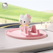 캣타운 KT-130 헬로키티 자동차 핸드폰거치대 차량연락처 주차번호판 전화번호판 휴대폰거치 스마트폰거치대 휴대폰고정거치대 네비게이션, 핑크, 1개