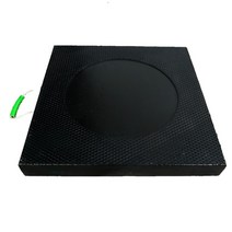 크레인 발판 아웃트리거 건설현장 안전매트 받침대, 블랙 500x500x70