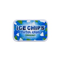 아이스칩스 스피어민트 자일리톨 캔디(자일리톨 98%), 아이스칩스 사워 애플 자일리톨 캔디