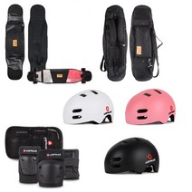 스케이트보드 가방 롱보드 숄더백 멀티백 안전모 헬멧 보호대 세트, 블랙_사이즈_M, 6.에어워크 어반헬멧