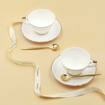 [한국도자기] 골드 세느커피잔 4p 찻잔