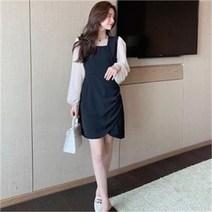 [오노마] ONM 데일리 오피스룩 원피스 랩 스타일 스커트