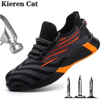 Kieren Cat®여성안전화 제트기 배달 남성시공작업화 경량작업화 찔림보호230-280mm