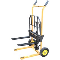 지게차 수동 화물 리프트 운반기 유압식 창고 산업용, 스트레이트 휠 200kg
