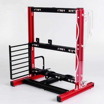 컴퓨터 오픈 케이스 개방형 공랭식 atxm-atxitx 섀시 용 diy pc 수직 오버, 01 빨간