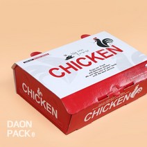 레드 치킨박스 두마리 1box 100개