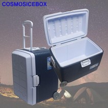 바퀴 아이스박스 60 바퀴달린아이스박스 이동식 캠핑쿨러, 유