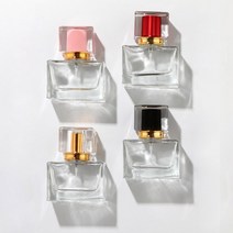 컬러 뚜껑 향수 소분 공병 스프레이 용기 30ml, 핑크