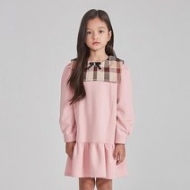 닥스리틀 닥스키즈 하우스체크 져지 원피스 DSF11NA88G_PK