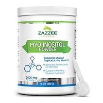 Zazzee Myo-Inositol Powder 재지 미오이노시톨 파우더 510g, 1개, 상세설명참조