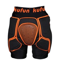 엉덩이보호대 kufun d3o knee pads protector shorts hip pad for ski 스노우보드 스케이트보드 스케이트 오토바이 어린이 성인 어린이 보호, 기본 패딩 반바지, 75-100kg