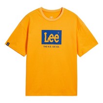 리 LEE 키즈 반팔 티셔츠 남여 여름 2022 중 대 아동 패션 순면 기본 로고 라운드 상의 반팔 티 초등 중등 여행 얇은 옷 여행 여름